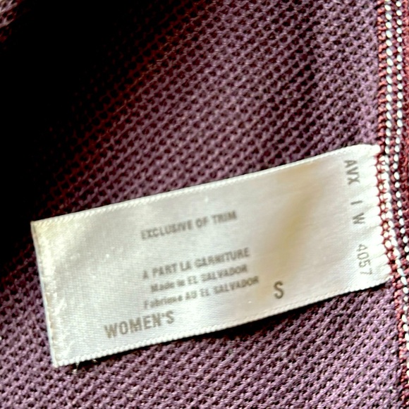 Patagonia Half-zip base layer lightweight berry wine burgundy color women's sz S - Picture 7 of 7